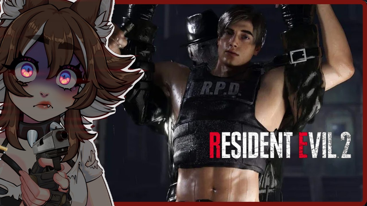 LEON'S FIRST DAY IS A DISASTER (RE2 Blind Playthrough)