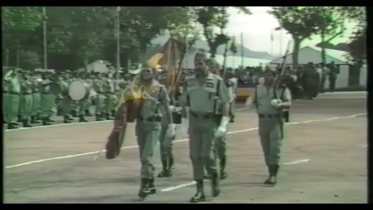 TERCIO ALEJANDRO FARNESIO 4º de la LEGIÓN, RODA.  Jura de Bandera, 13 de mayo de 1984