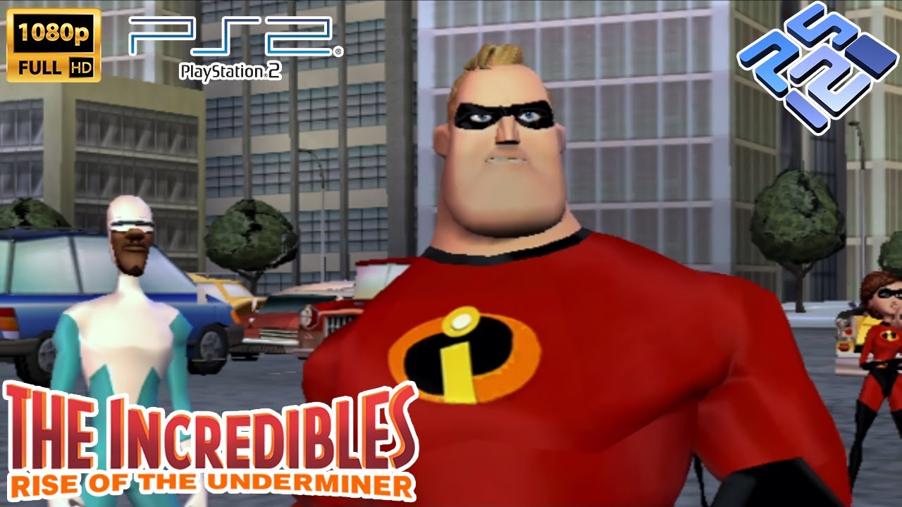 The Incredibles: Rise of the Underminer PS2 HD Gameplay (PCSX2)