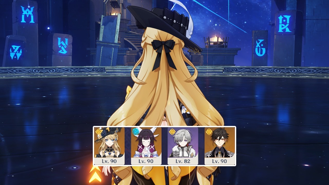 C0 Navia Lunar Crystallize - Columbina Illuga Zhongli | Spiral Abyss 6.3 Luna 4 Genshin Impact