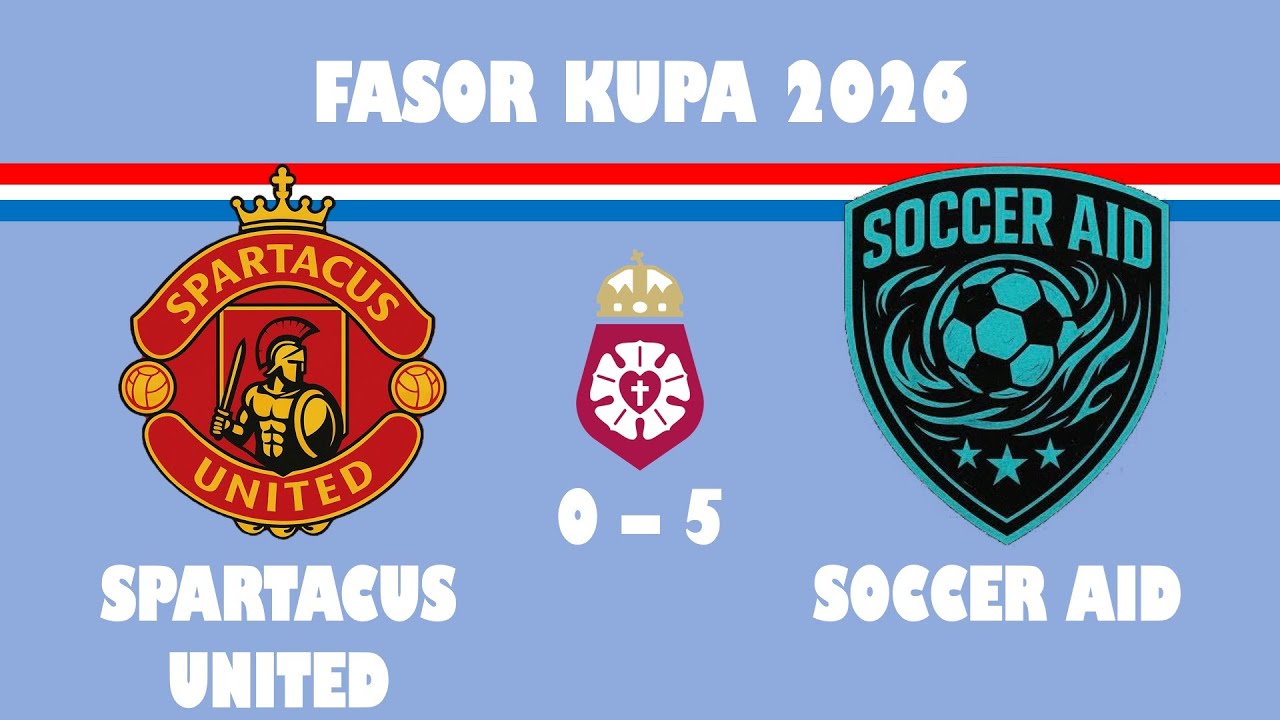 Spartacus United - Soccer AID (0-5)