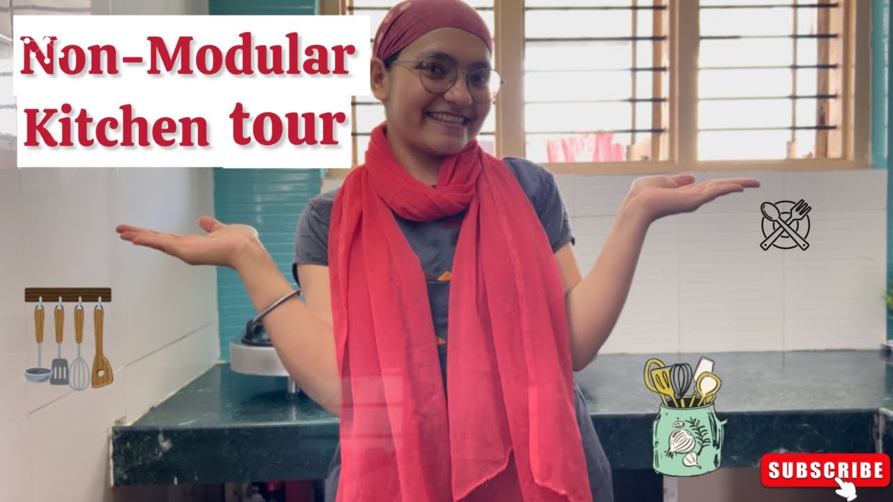 Non Modular Kitchen Tour 🏡 | Simple & Organized Indian Kitchen 