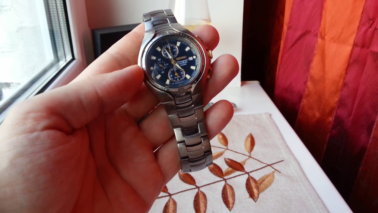 Обзор титанового хроногрофа от Seiko SNA429P1 (7T62)