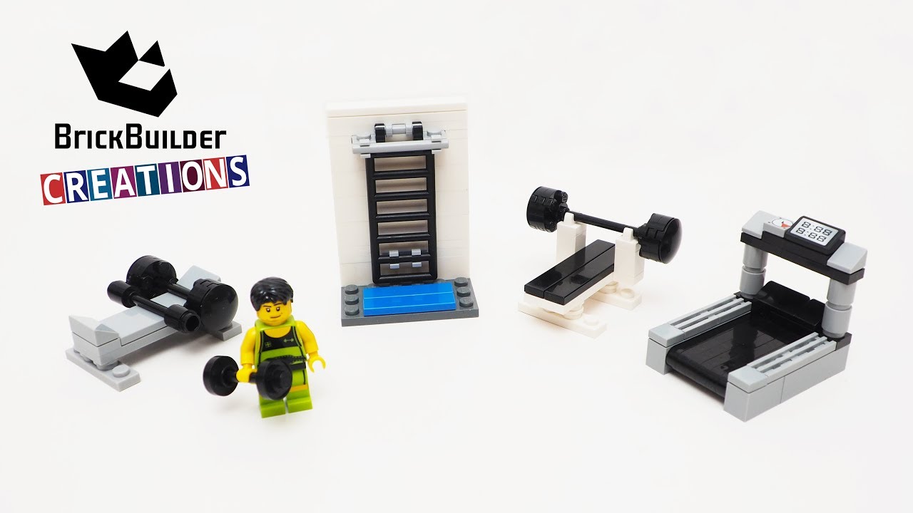 LEGO MOC FITNESS GYM EQUIPMENT | 114pcs | Brick Builder Creations