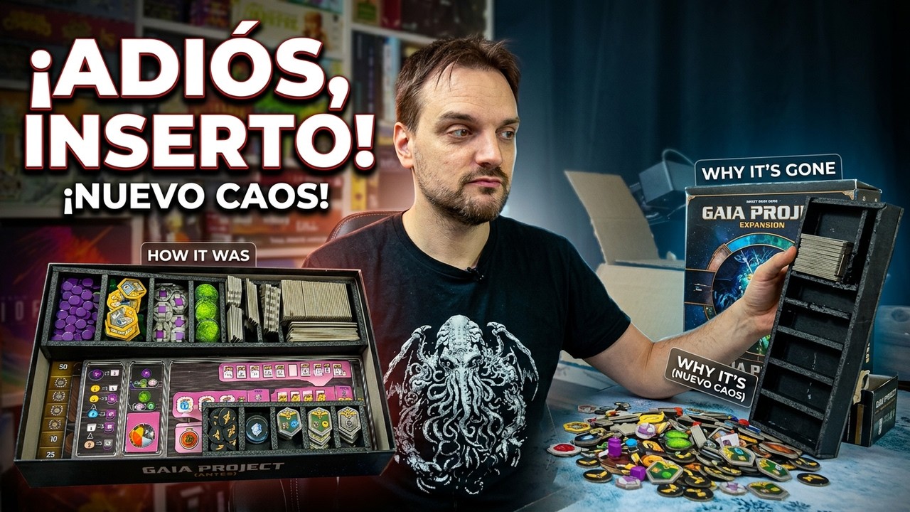 😅 Adiós al inserto de Gaia Project… y te cuento por qué ya NO lo quiero