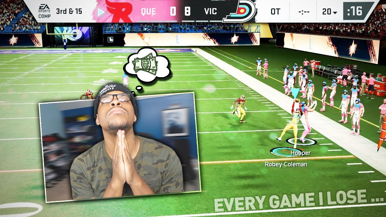 EVERY Game I LOSE I Give Away REAL MONEY in Madden 20 Superstar KO Mode
