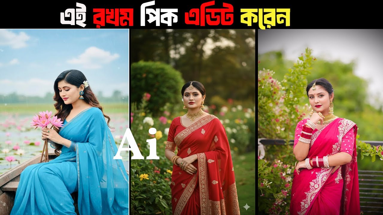 Ai Tending Viral Pic | ভাইরাল পিক এডিট করেন । Tajul Tech Media