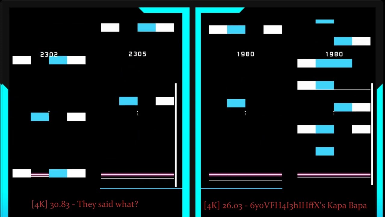 Side-by-side SV + No-SV Baka Paka (Quaver)