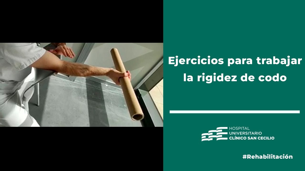 Ejercicios para trabajar la rigidez de codo