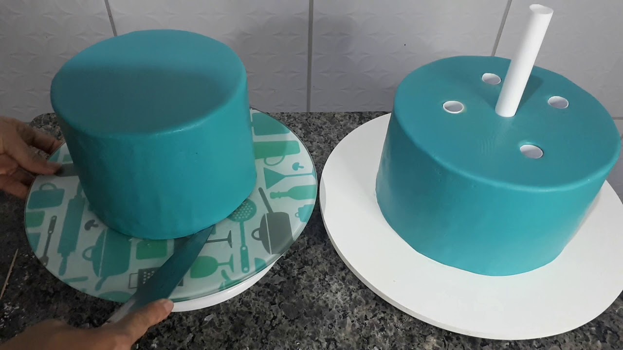 Bolo Marsha e o urso de pasta de leite ♡ BLINDEI e estruturei meu bolo de ANDAR