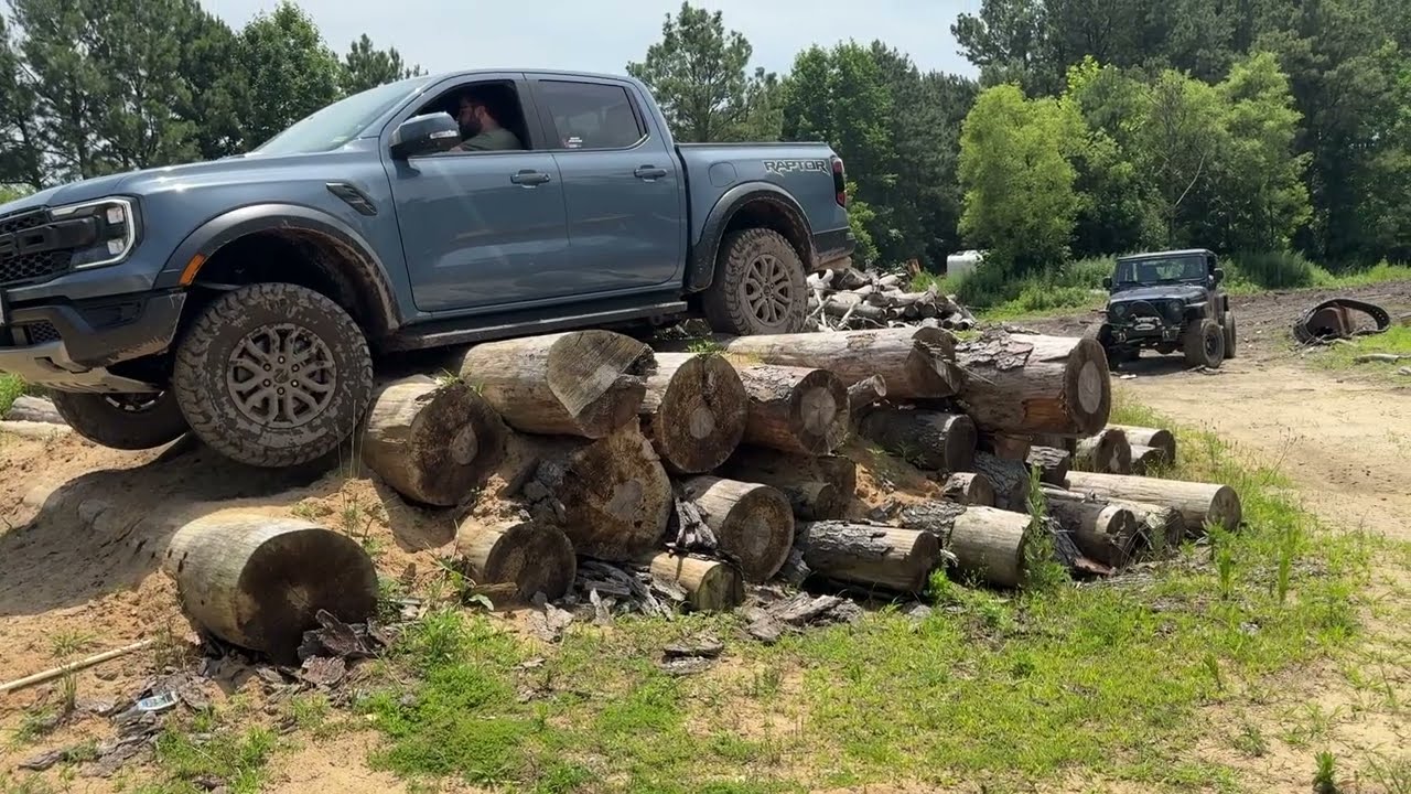 Ford Ranger Raptor tests Off-Road Limits at Moon Shine Farms. Rock Crawling, Mudding, & High Speed.