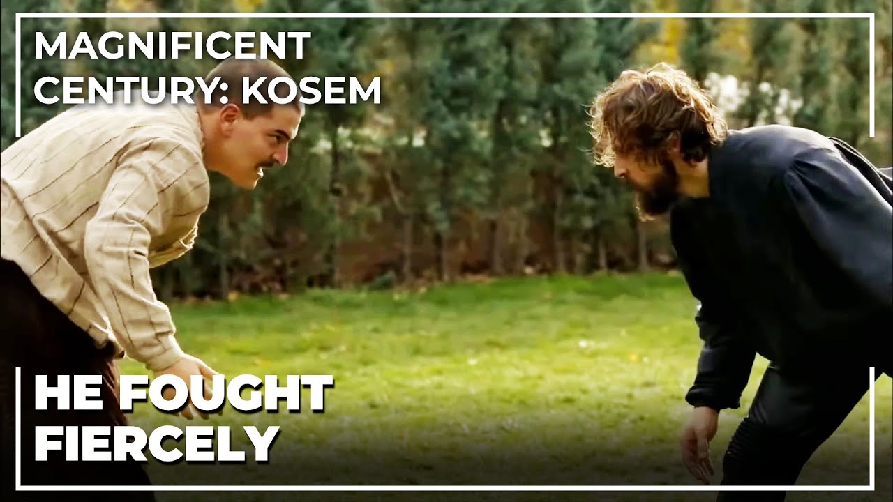 Sultan Murad Wrestles With Deli Huseyin Pasha | Magnificent Century: Kosem