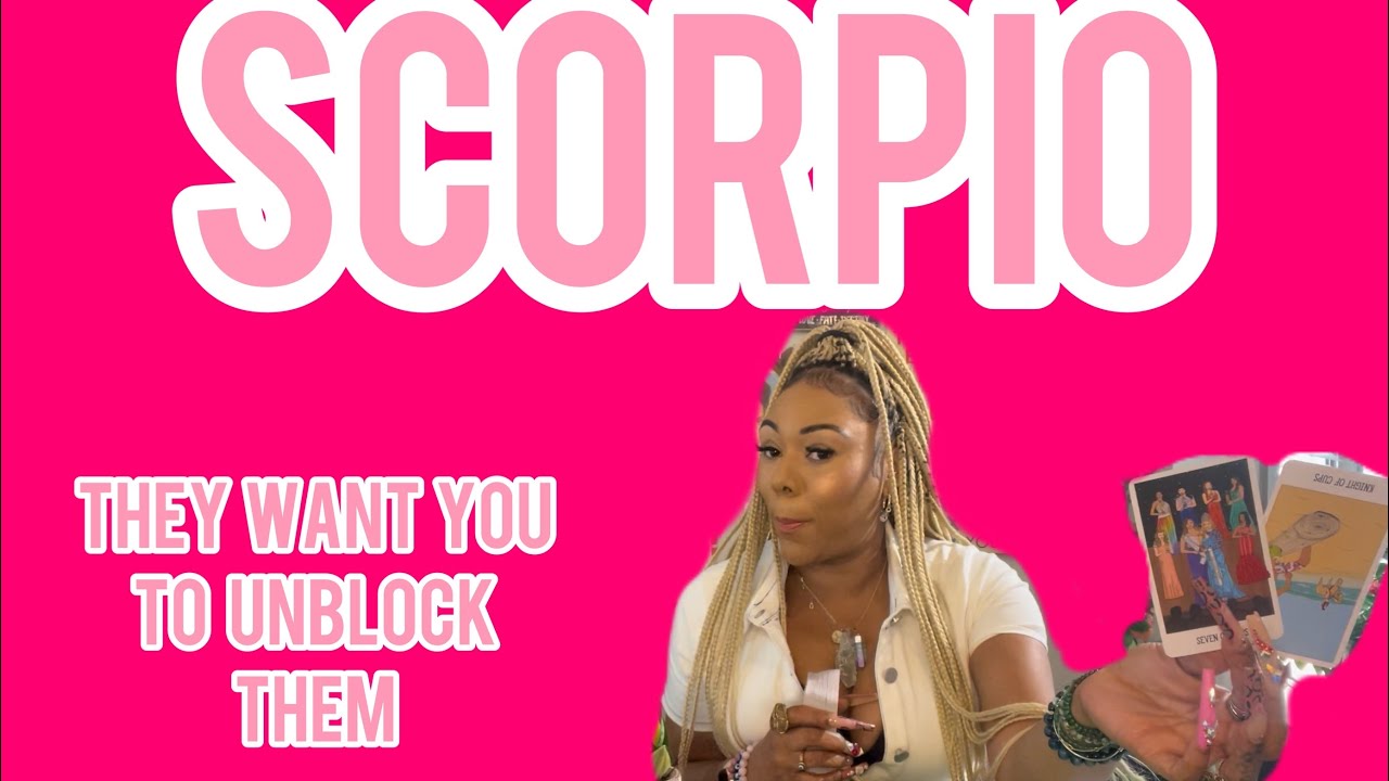 ♏️ SCORPIO: SOMEONE IS READY TO TALK, BUT YOURE NOT ANSWERING THEM OR YOU HAVE EM BLOCKED! WELP! 😅