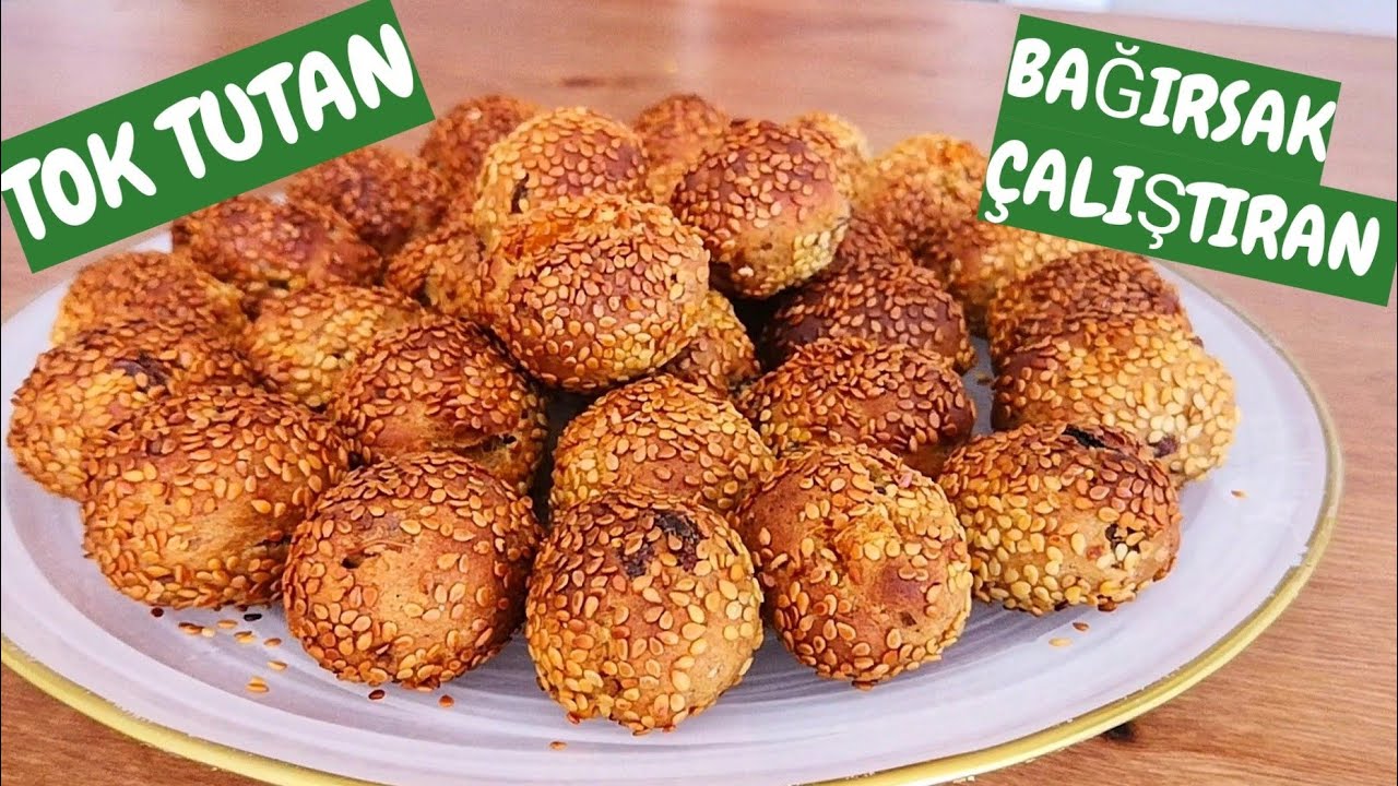 BAĞIRSAK ÇALIŞTIRAN, TOK TUTAN ŞEKERSİZ VE UNSUZ KURABİYE 🌺8 DAKİKADA PİŞİRİN
