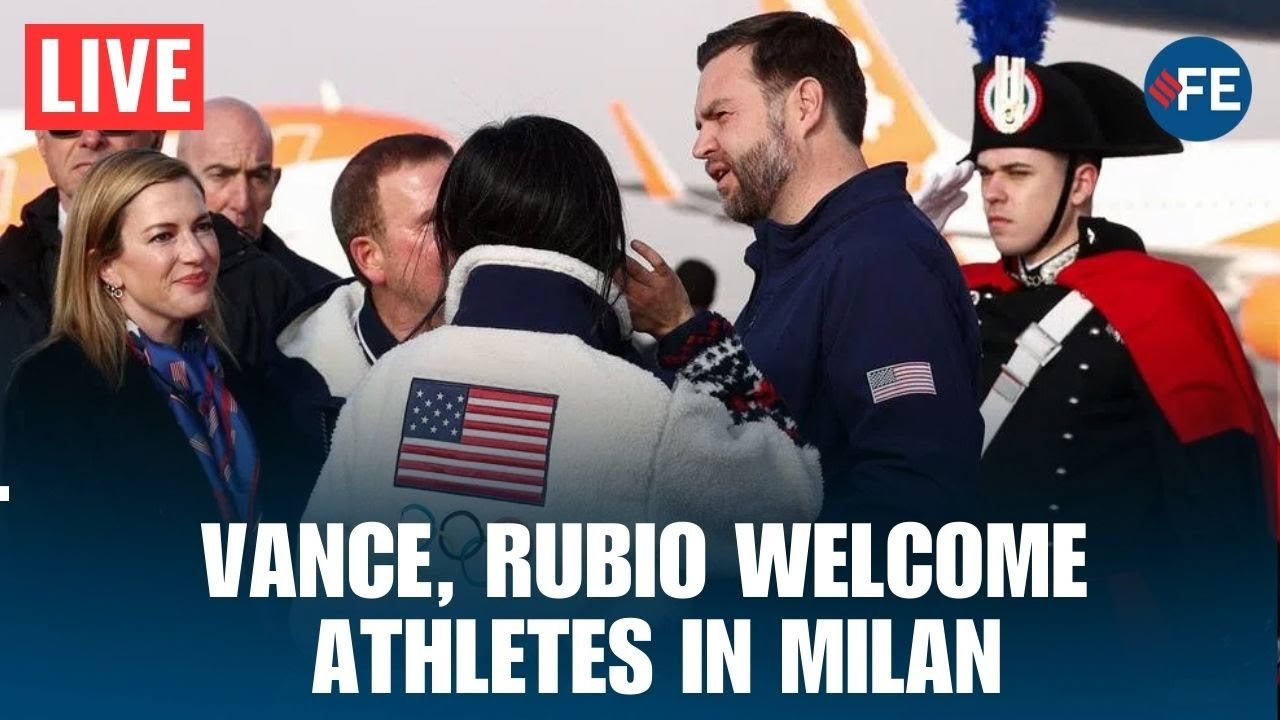 LIVE: JD Vance, Rubio Greet Athletes After Arriving in Milan for Winter Olympics | US News