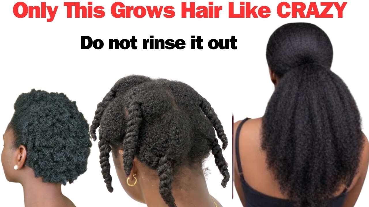 What I Used To Grow My Natural Hair Faster & Thicker Naturally
