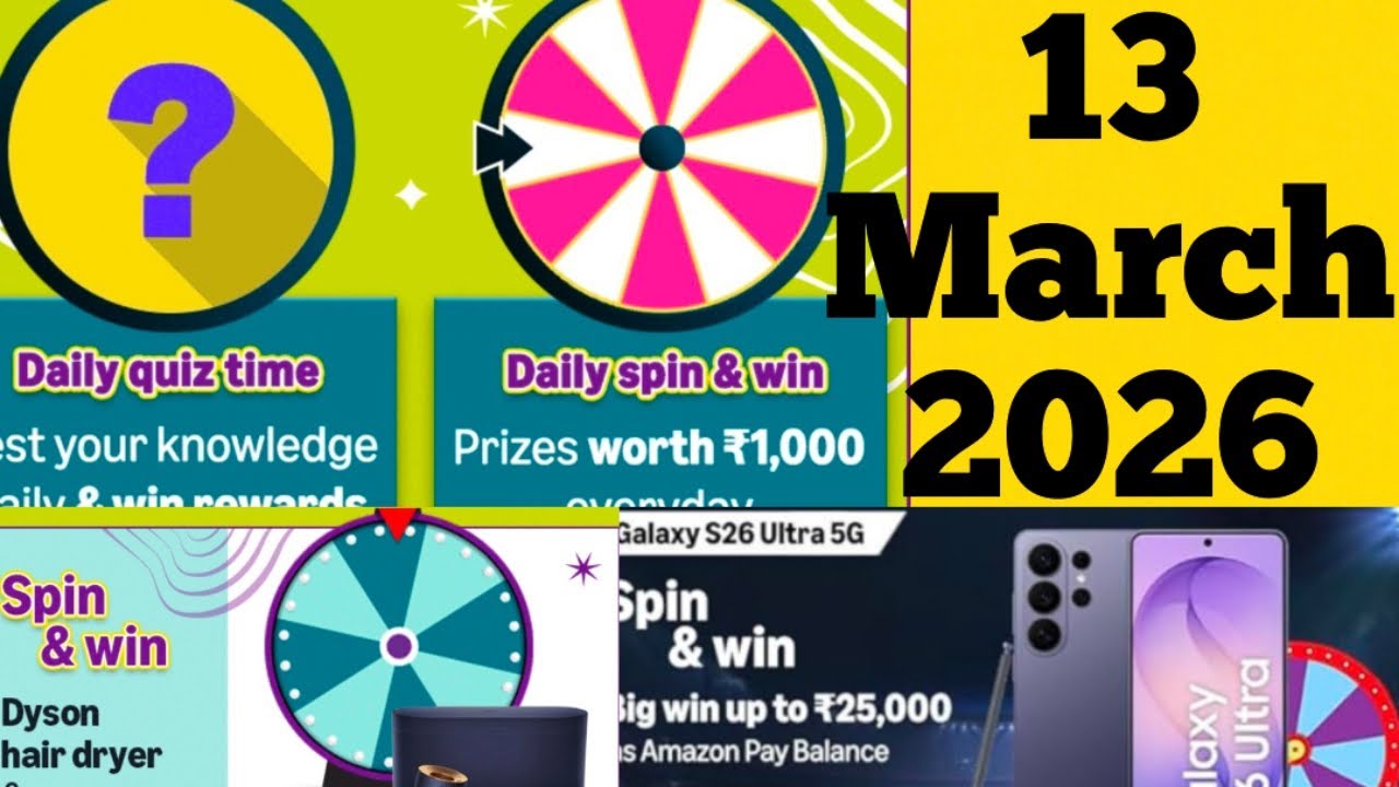 Amazon Quiz Answer Today Amazon galaxy S26 ultra 5g Quiz Answer Today Amazon Quiz Today Quiz Answer 