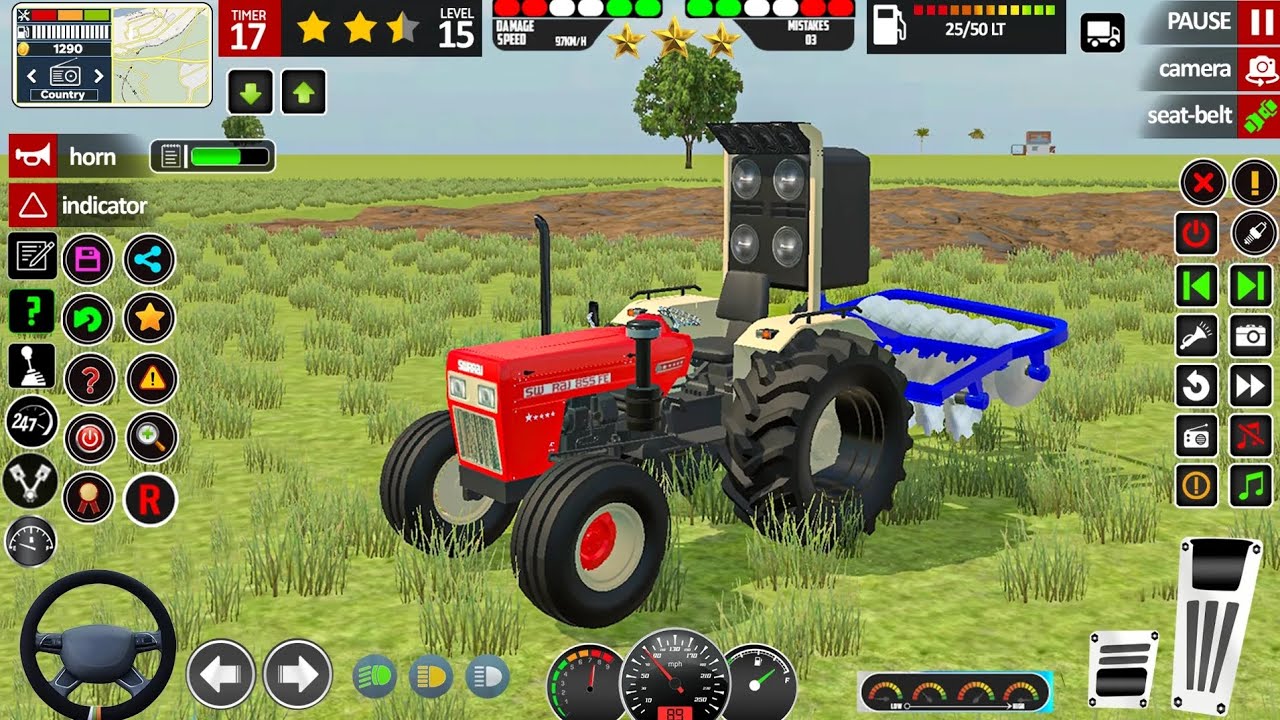 Tractor Farming Simulator -3D🚜🎮 Gameplay Tractor Gameplay -3D