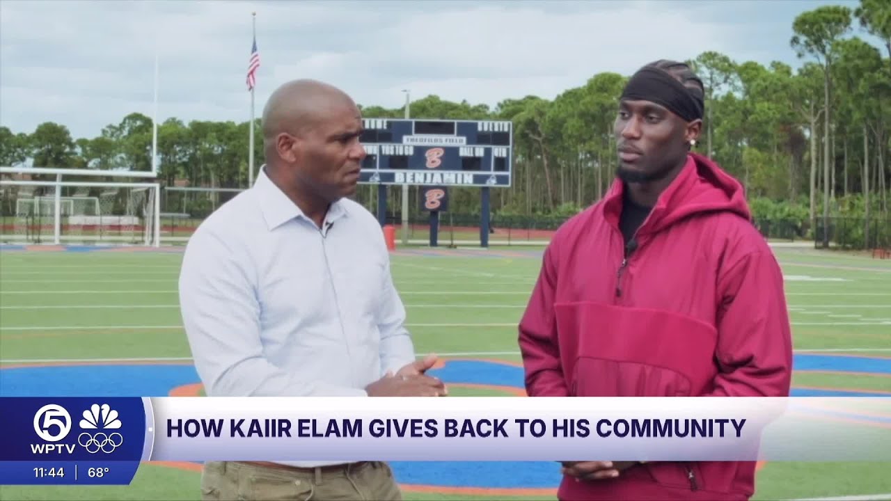 Titans cornerback Kaiir Elam returns home to give back to community