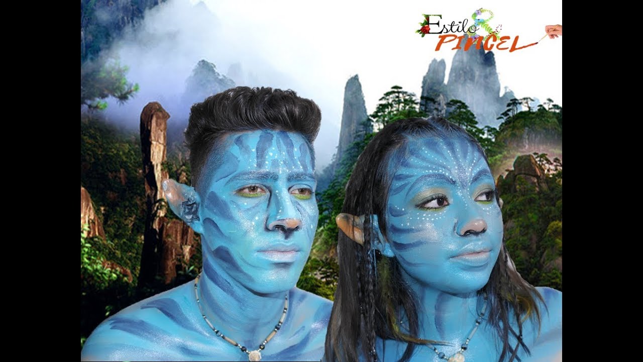 TUTORIAL DE MAQUILLAJE DE AVATAR PARA HALLOWEEN