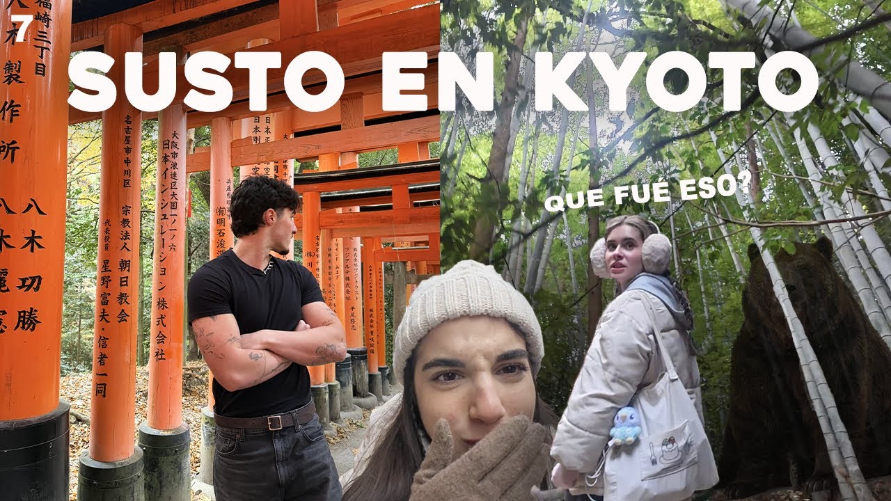 NO esperábamos esto en KYOTO 🇯🇵 | Street food  🍣 y los famosos TORIIS ⛩️