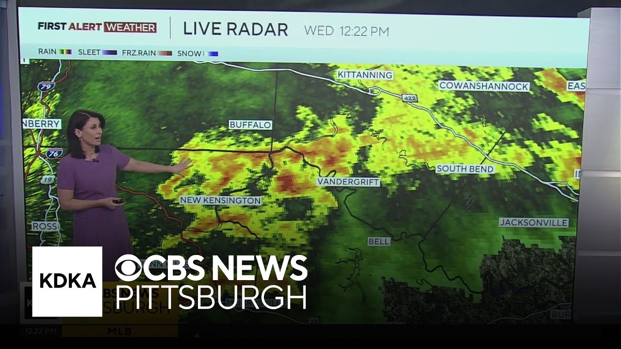 Tracking potential strong storms in the Pittsburgh area - March 11, 2026