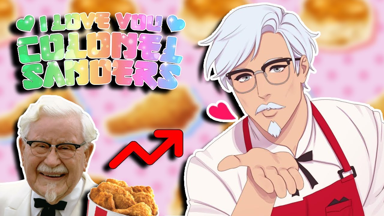 i lost my mind playing a Colonel Sanders dating sim