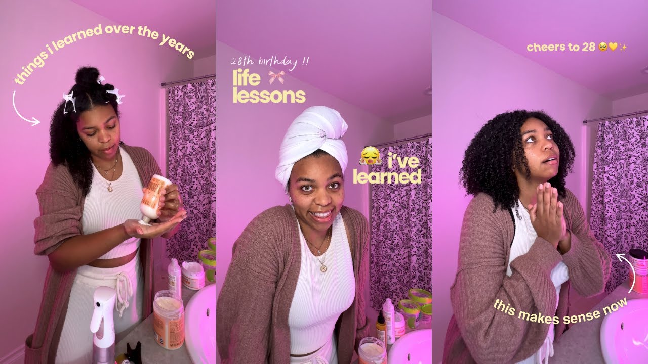 28 things life taught me | wash & go routine ★