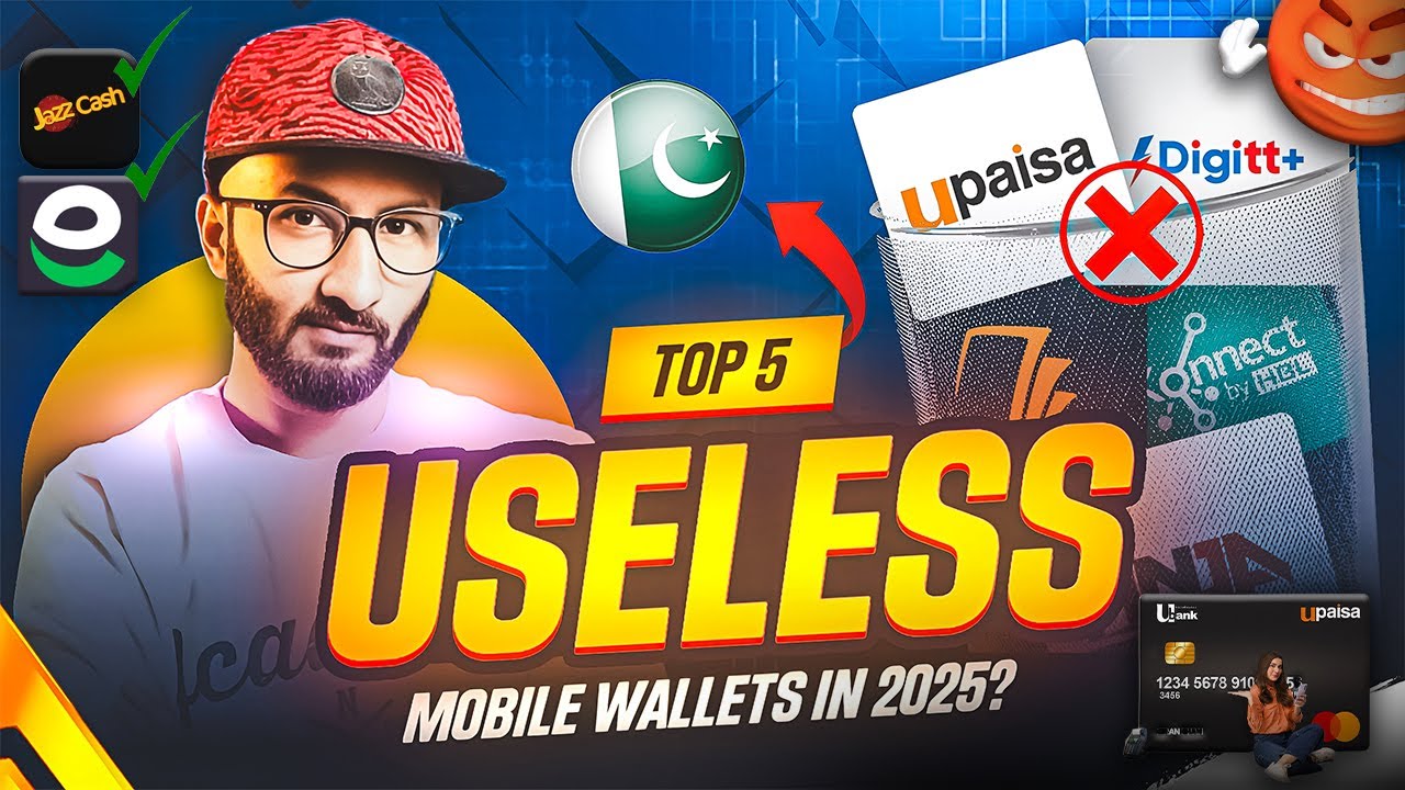 🚫Top 5 Worst Mobile Wallets in Pakistan 2025 ❌FirstPay, HBL Konnect, 📲 UPaisa, Digitt+, OPay & Finja