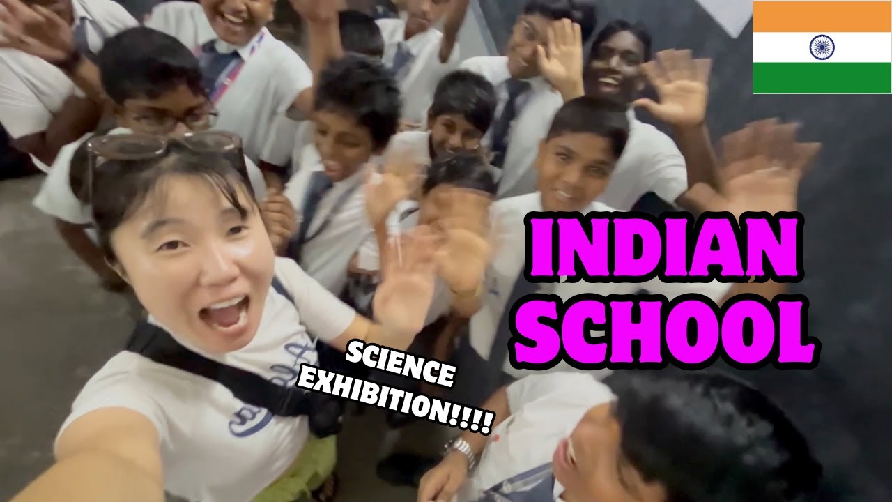 What Happened When a Korean Visit an INDIAN SCHOOL:Science Exhibition🧪, Petit Seminaire, Pondicherry