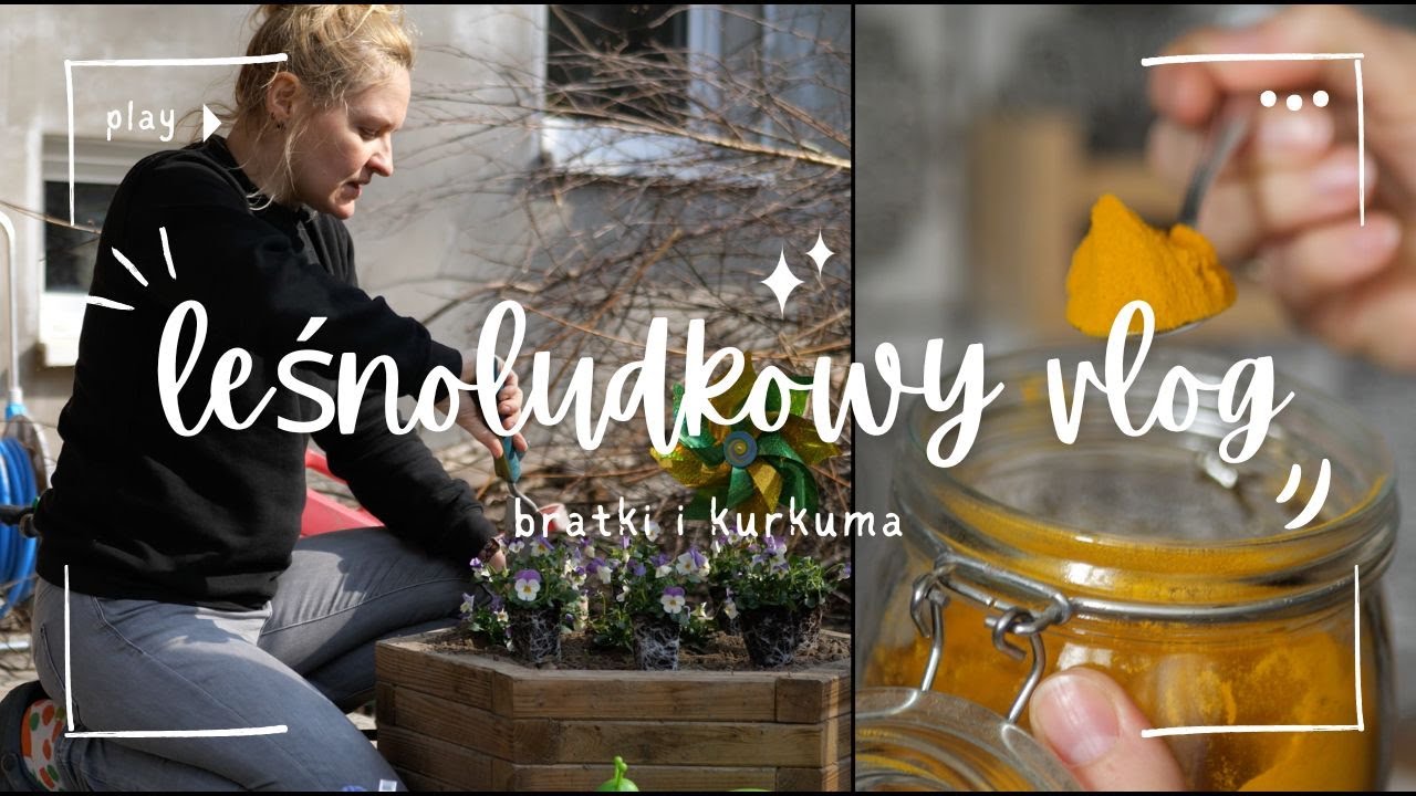 Bratkowe sadzeństwo i kurkuma co mi stawy uratowała [Leśnoludkowy vlog ep.09]