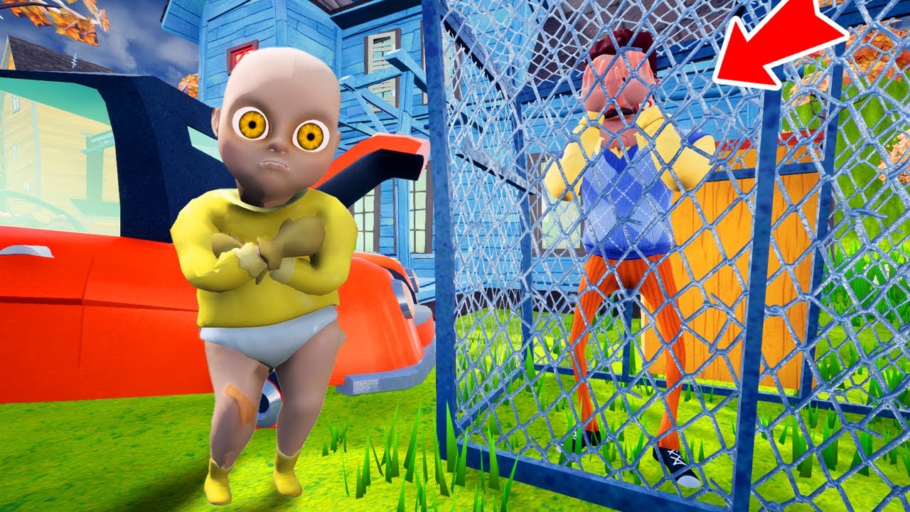 Bebo Bay Wilson'u Hapsetti 😱 Hello Neighbor Mod
