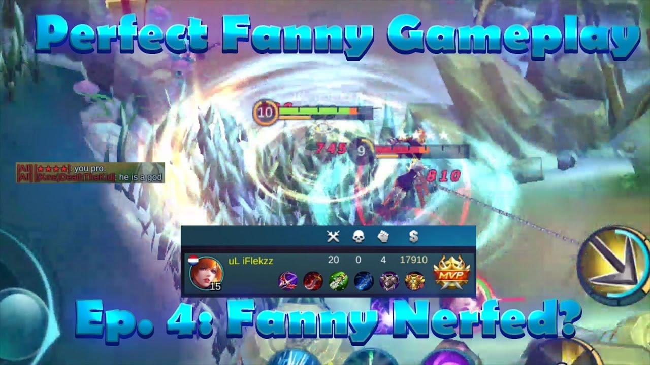 Mobile Legends: PERFECT FANNY GAMEPLAY #4 | FANNY NERFED?