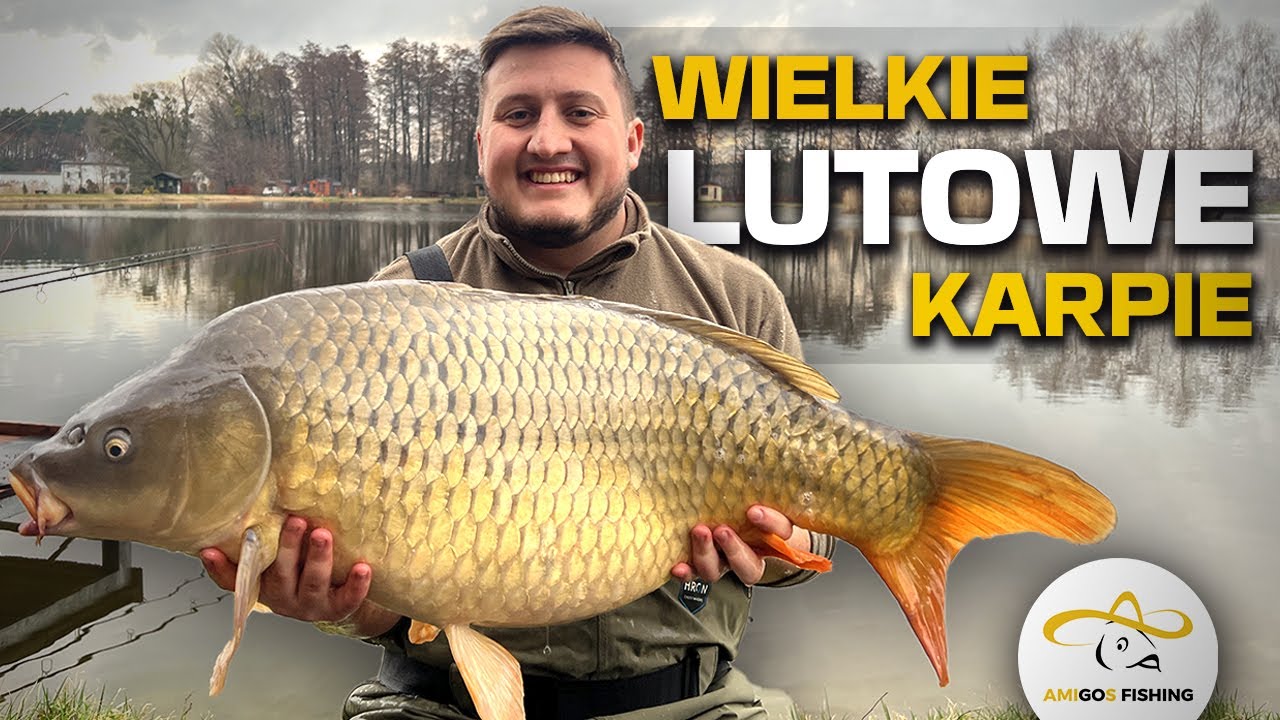 Jak łowić WIELKIE KARPIE w LUTYM? - Pierwsza zasiadka 2024 na Łowisku Gajdowe i nowe PB!