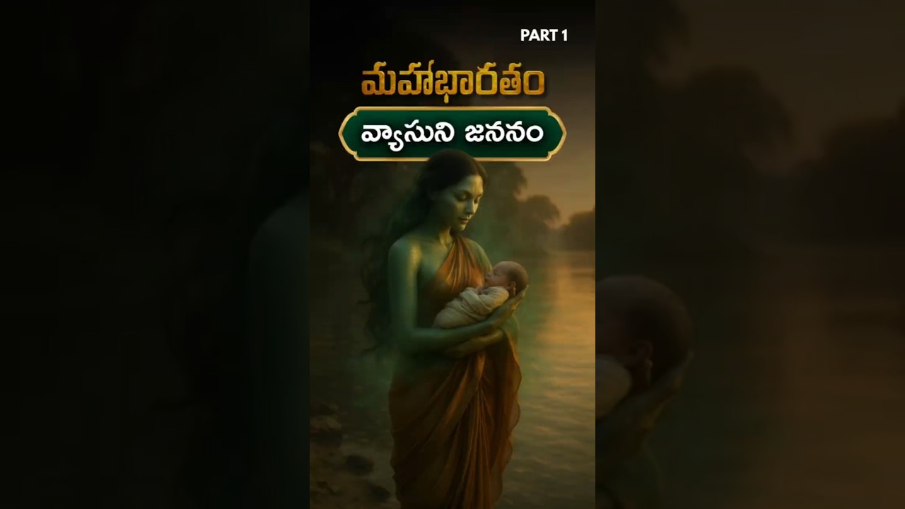 వేదవ్యాసుని జననం | ఆదిపర్వం &ndash; 1 భాగo  |🌟 మహాభారతం 🌟