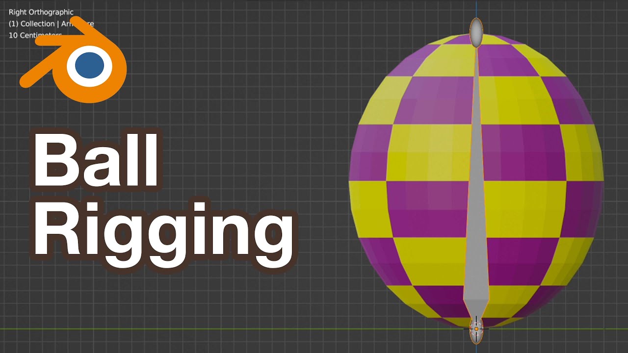 Как подготовить мяч для сжатия и растяжения в Blender. Урок