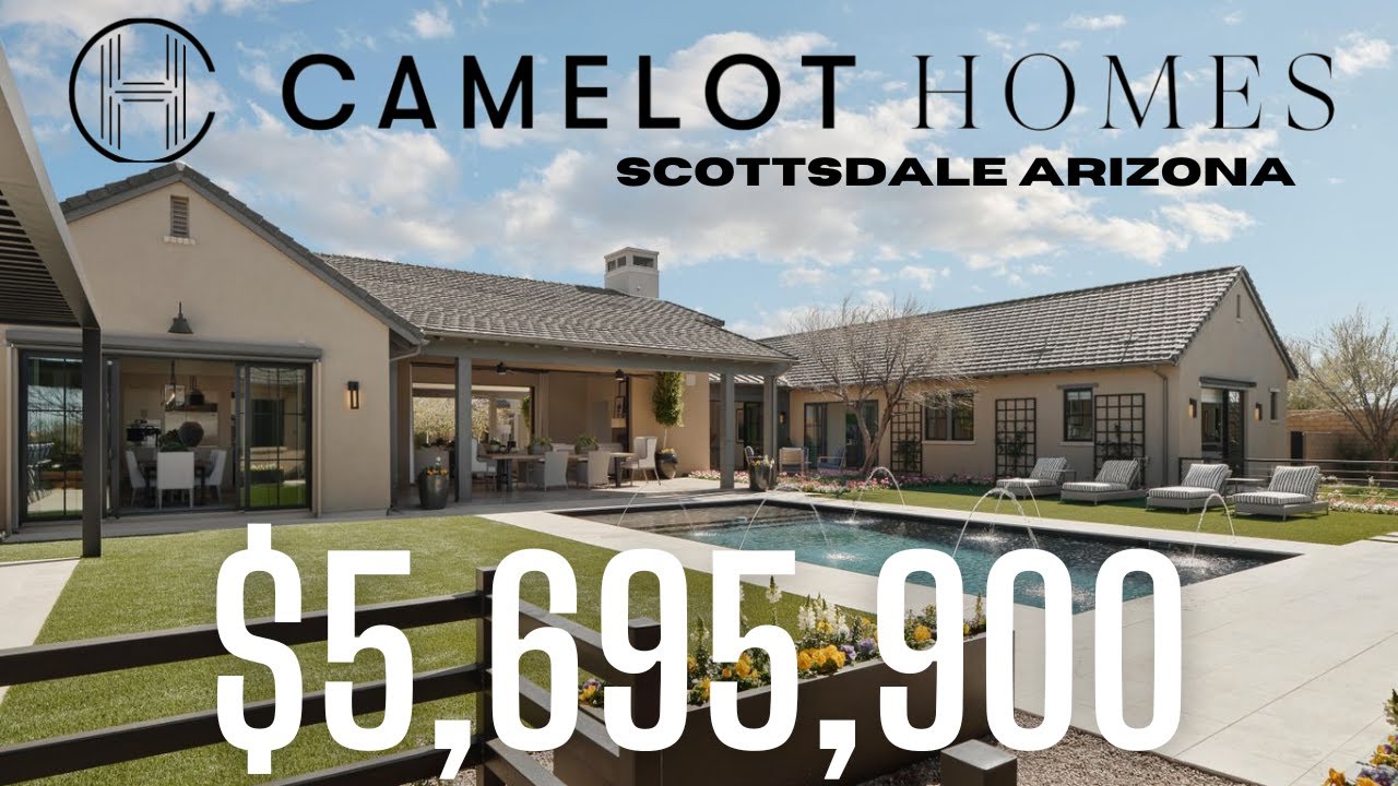 Scottsdale Arizona | Camelot Homes | Bronco Estates Cheval Model | $5,695,900 #hometour #scottsdale