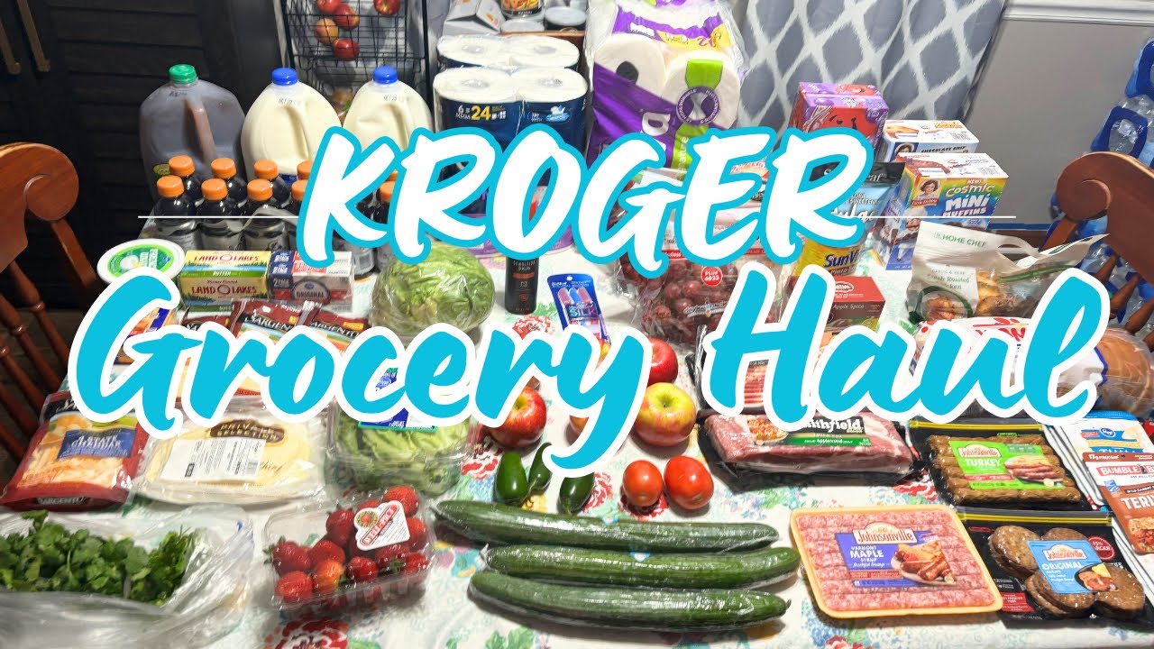$176 KROGER DELIVERY GROCERY HAUL | GROCERY DELIVERY SAVES THE DAY!
