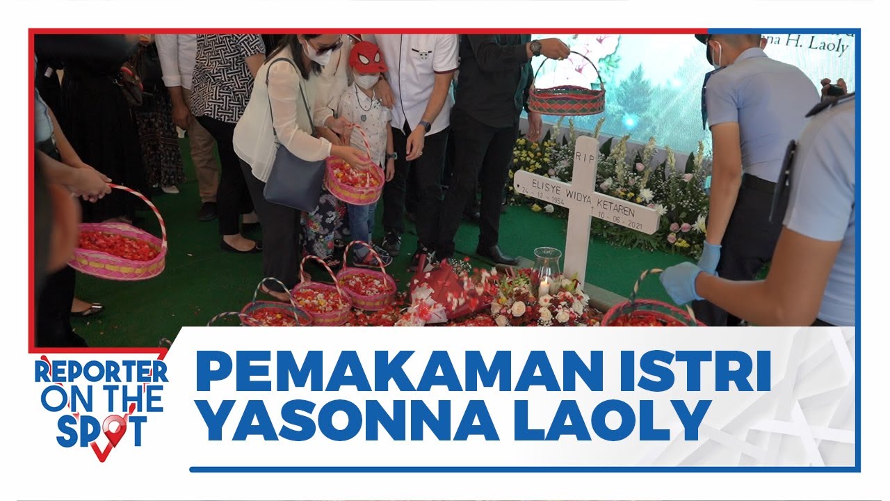 Suasana Pemakaman Istri Yasonna Laoly di San Diego Hills, Karawang Barat