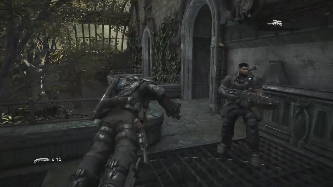 Gears of War - Act 4 Bad To Worse: Proceed Through The Conservatory | Kill The Berserker Gameplay