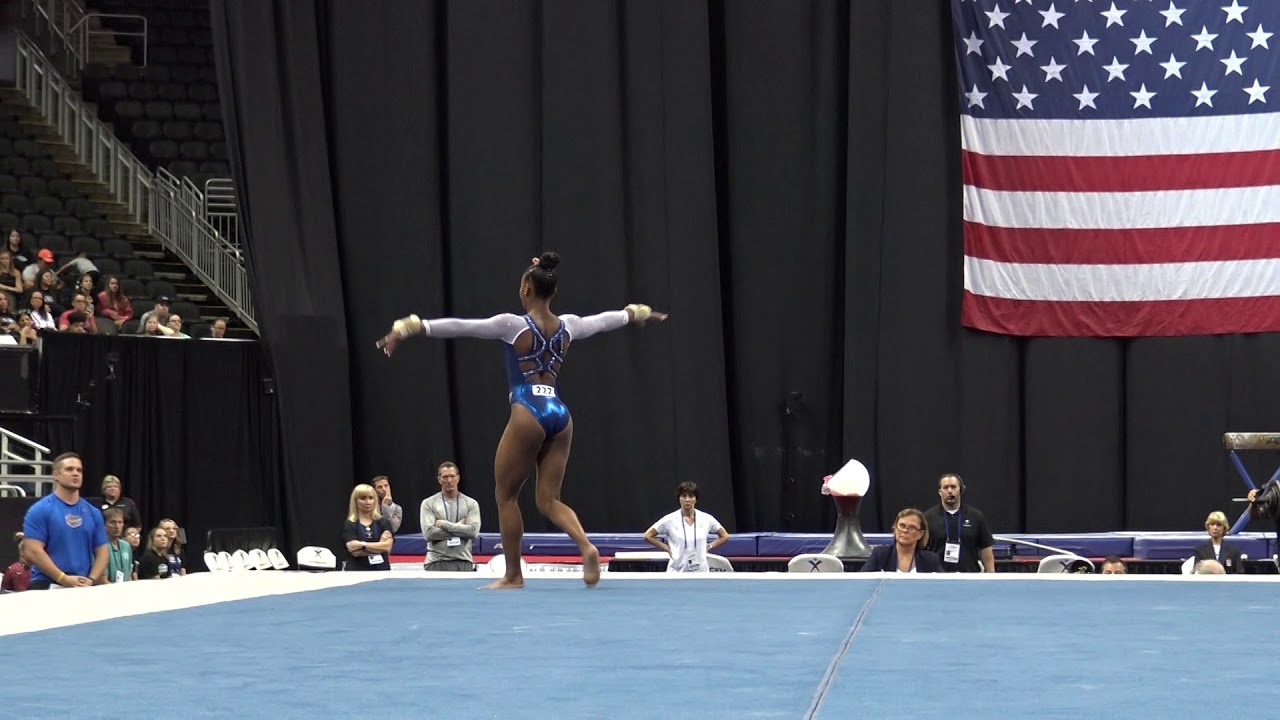 Trinity Thomas – Floor Exercise – 2019 U.S. Gymnastics Championships – Senior Women Day 2