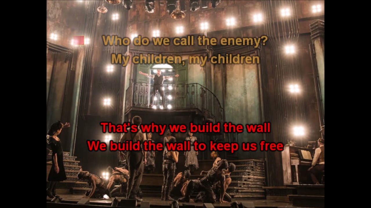 Hadestown  - Why we build the wall (Karaoke)