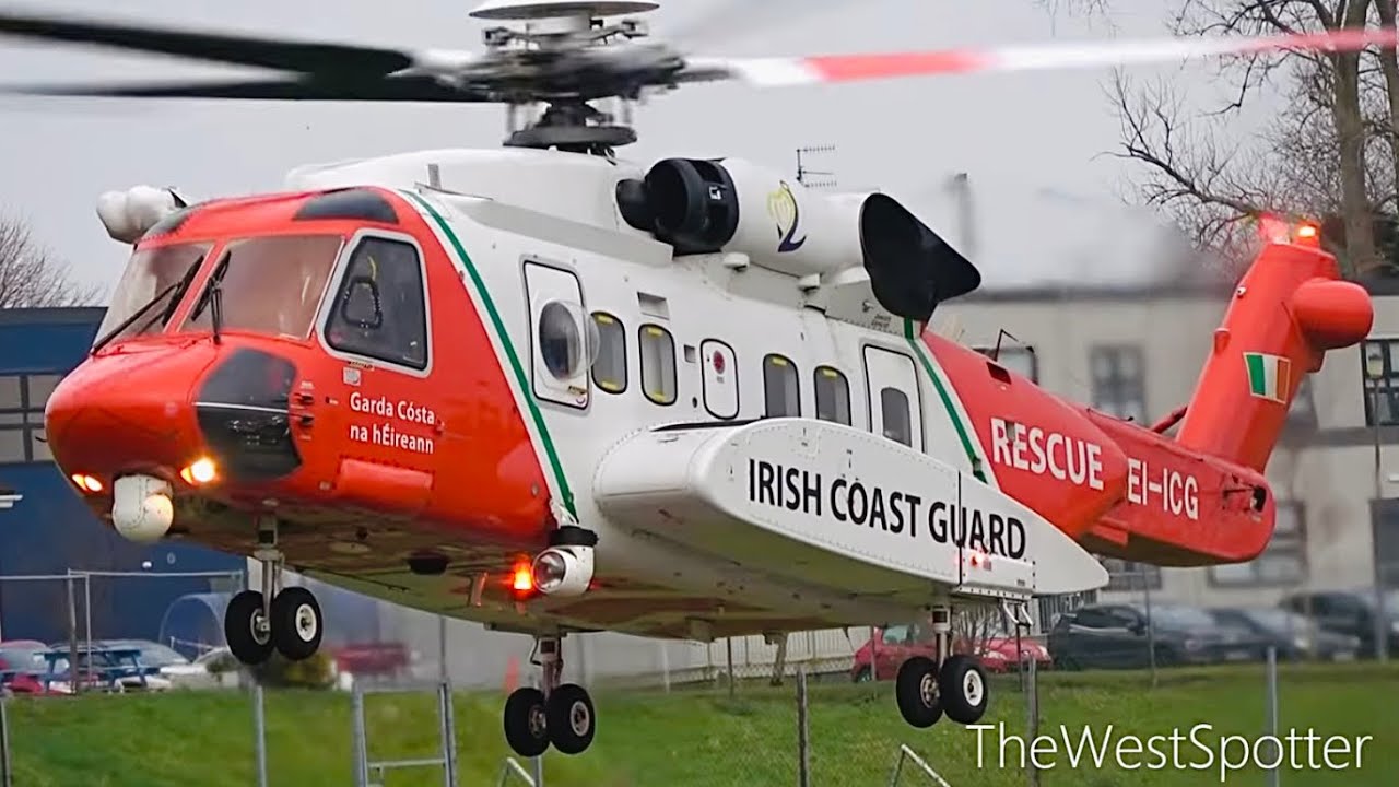 *My Last S92 At LKHOS* Irish Coast Guard EI-ICG Letterkenny University Hospital 10th December 2025