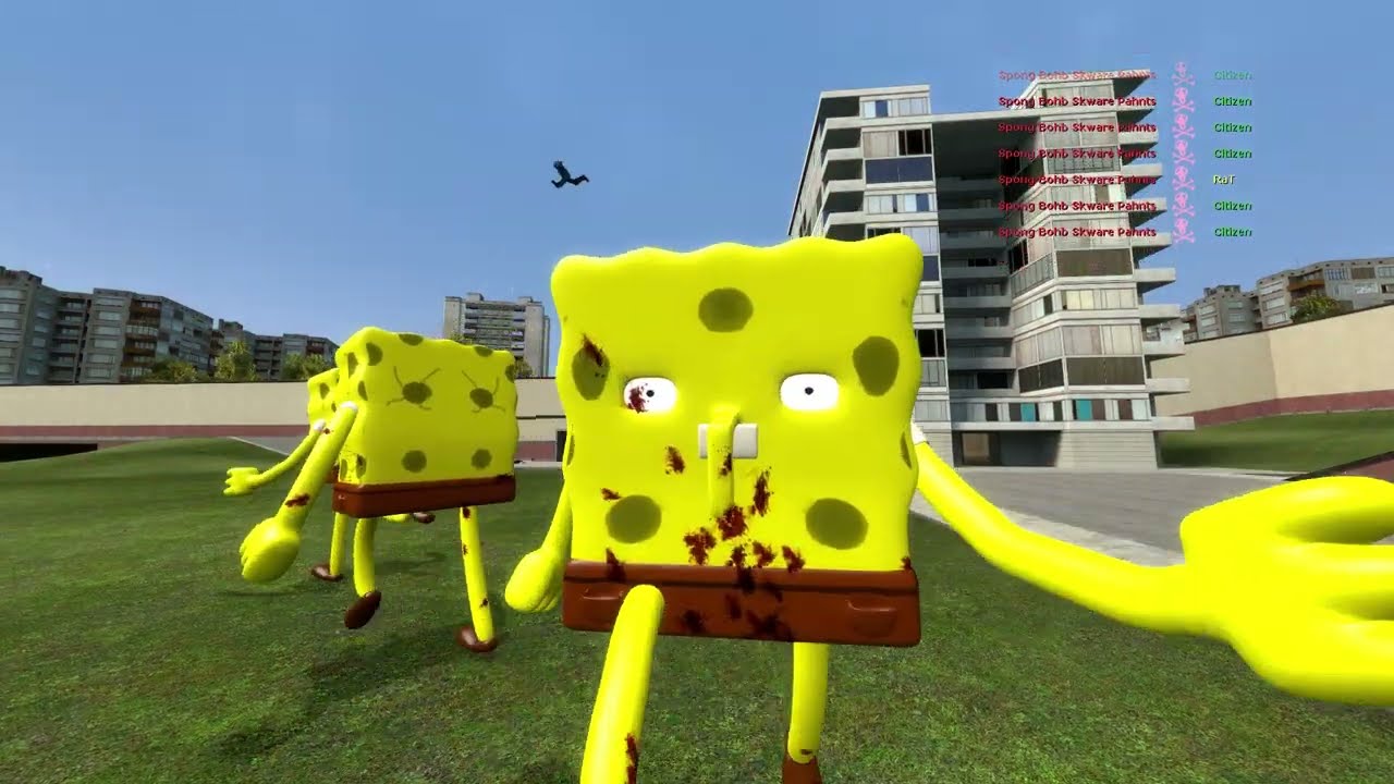 Garry's Mod 3D NEXTBOTS SPONG BOHB SKWARE PAHNTS PART 3