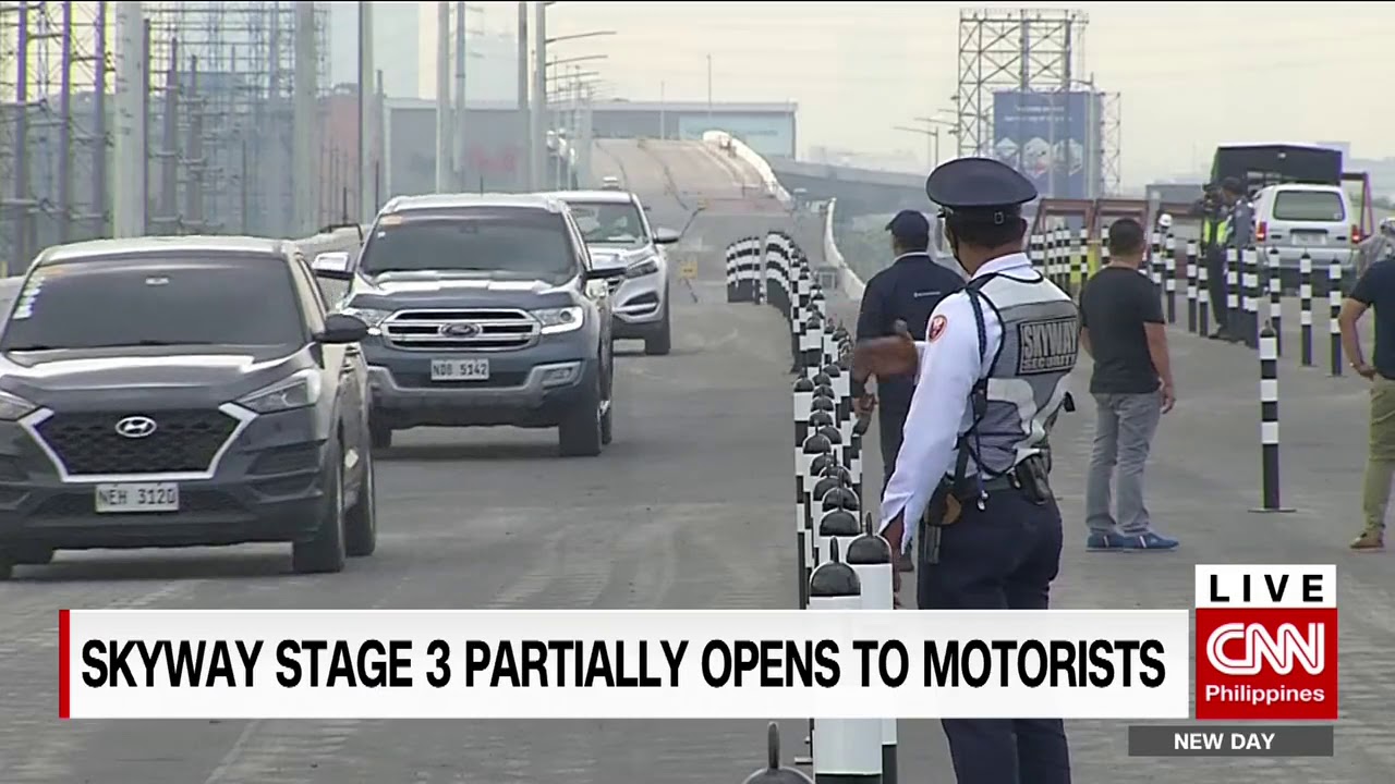 Skyway stage 3 partially opens to motorists