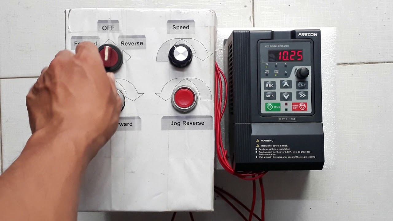 Biến tần Frecon FR100 & FR200:  c&agrave;i đặt cơ bản