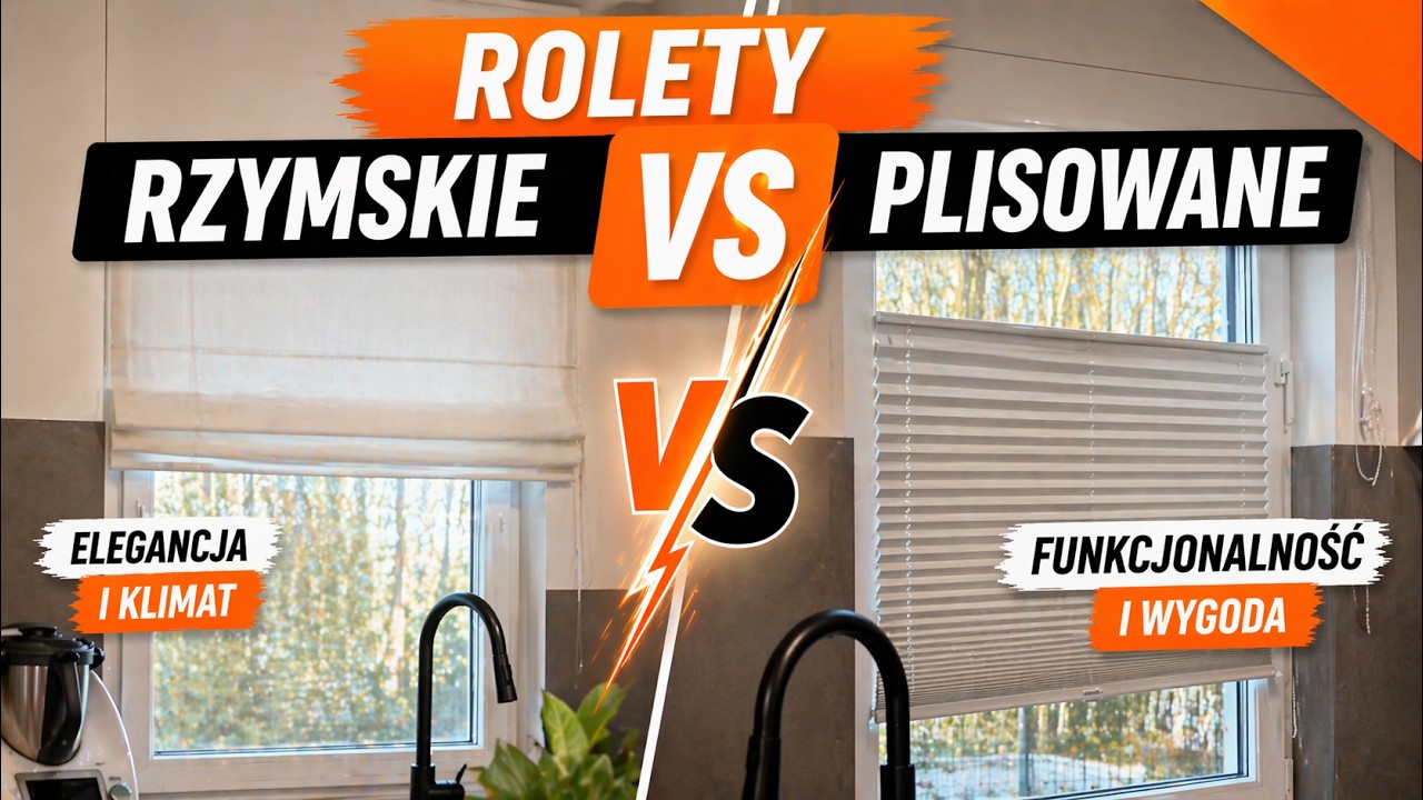 Roleta rzymska czy roleta plisowana? Którą wybrać (WADY, ZALETY, PORADY)
