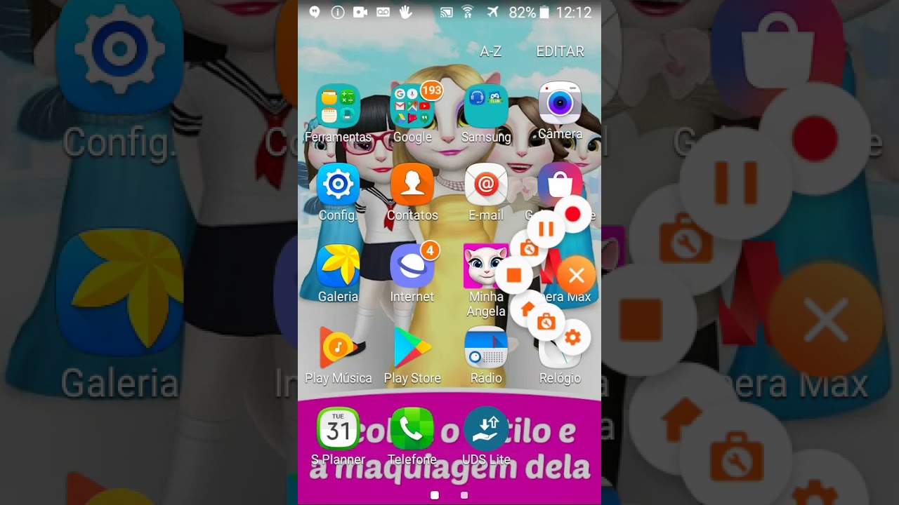 jogando minha talking angela dineiro infinito 1.0.4