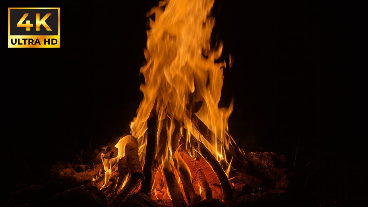 Sleep Sanctuary: 10 Hours of Lo-Fi Crackling Fireplace with Occasional Crickets
