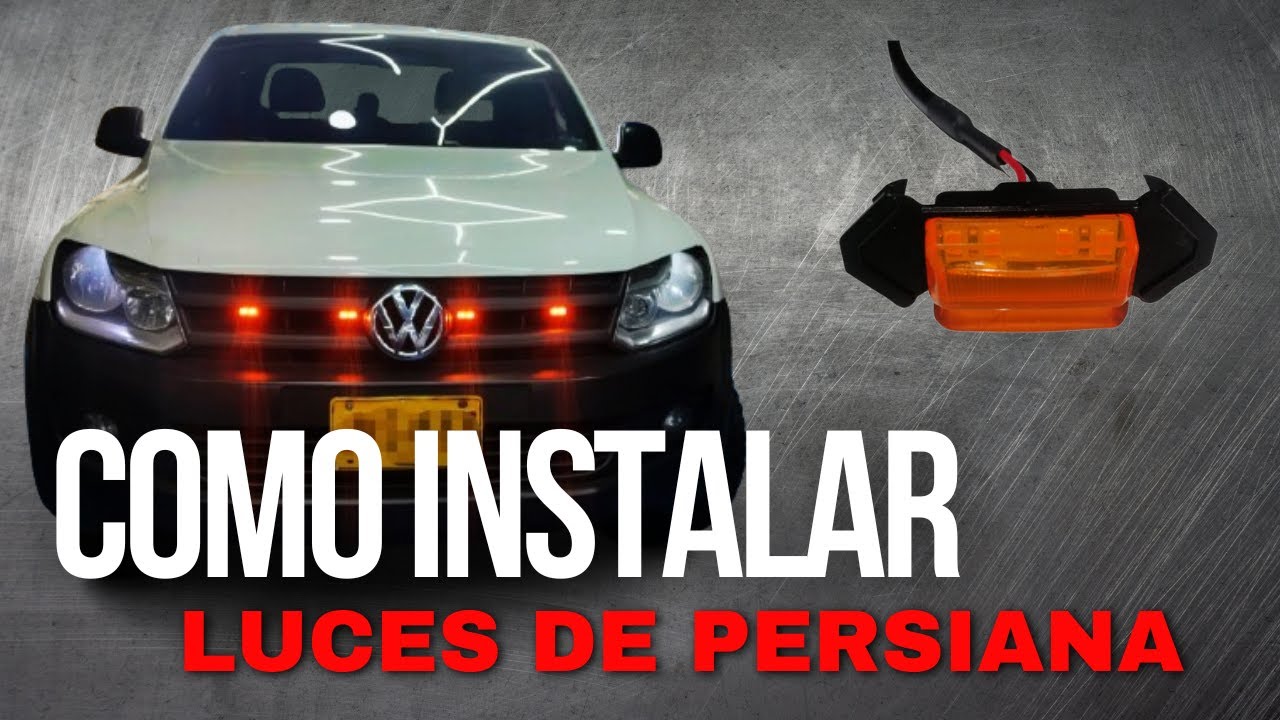 Aprende como instalar luces led de persiana estilo Raptor en camioneta